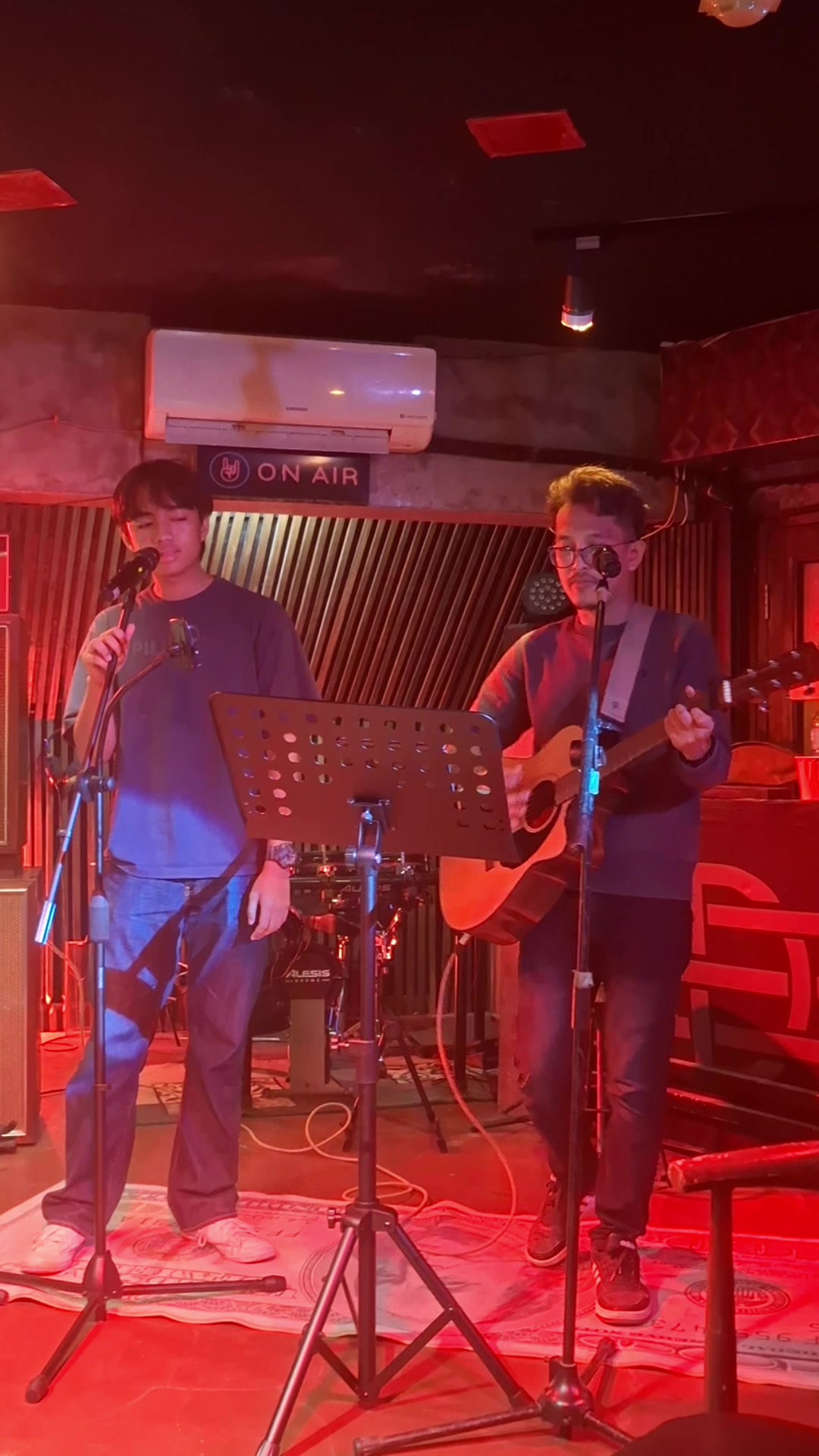 D’Basement live performance video still