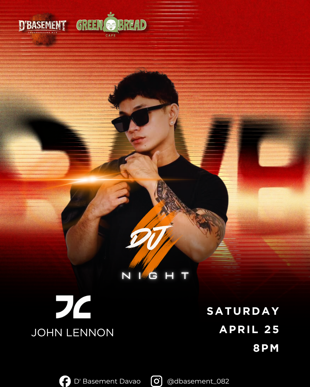 D’Basement live event poster