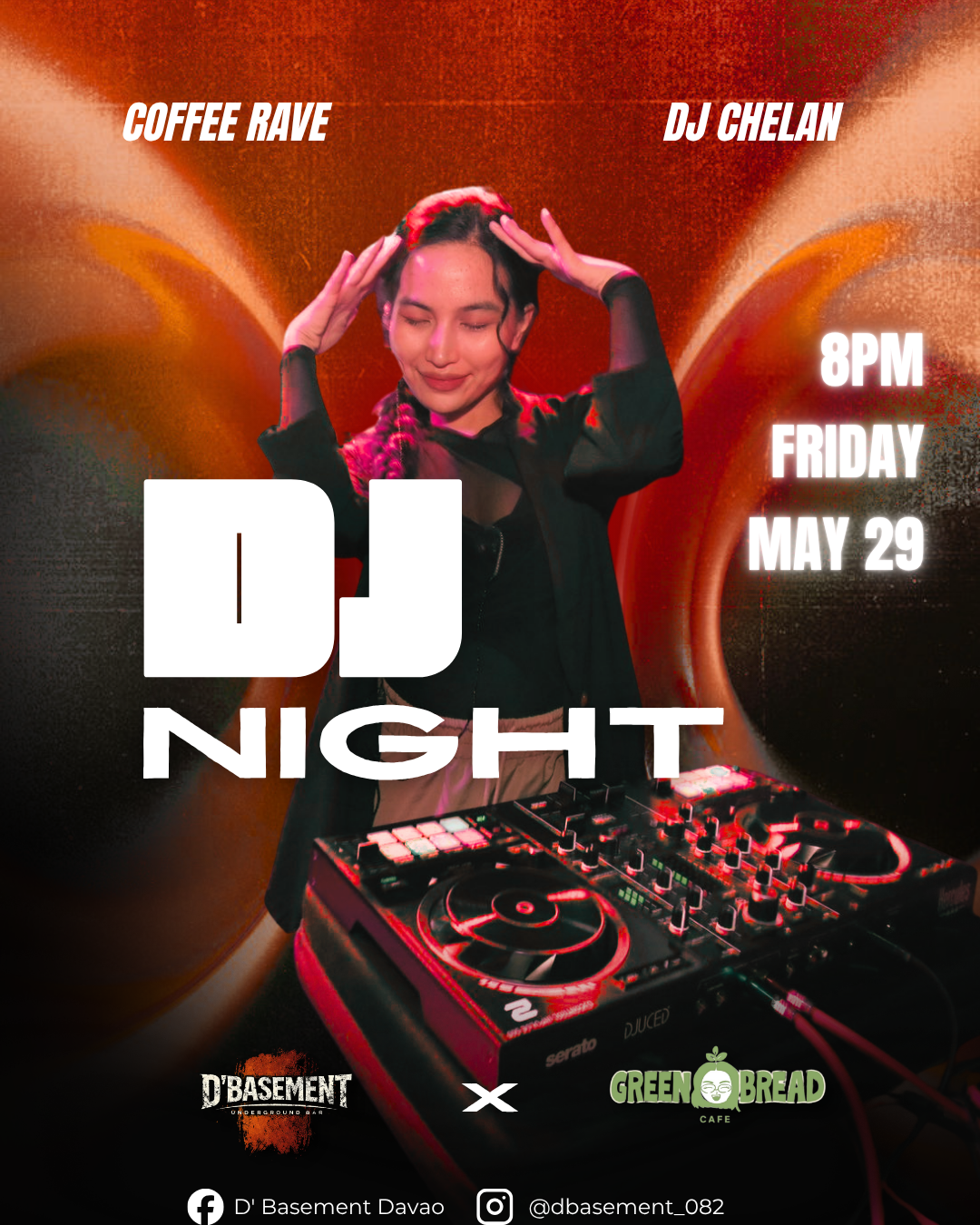D’Basement DJ night promotion